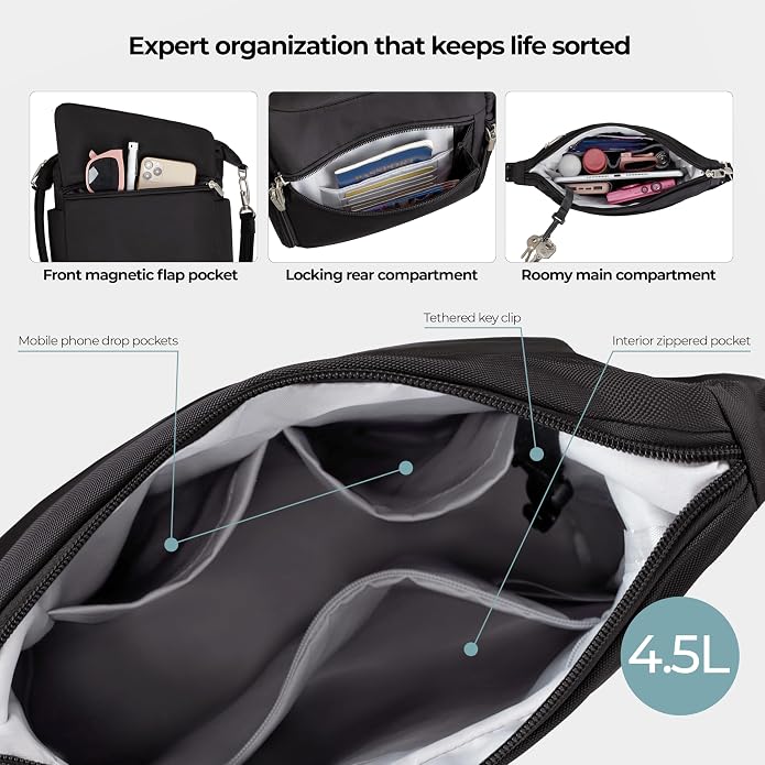 Travelon Anti-Theft Classic Messenger Bag