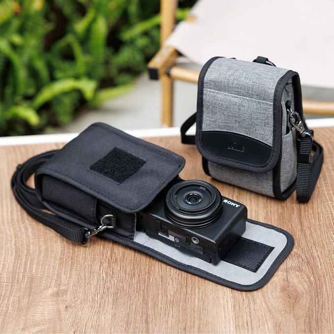 KIWIFOTOS Compact Camera Case for Lumix ZS99 ZS300 Sony RX100 VI ZV-1 II ZV-1F