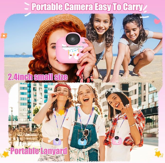 Kids Camera Instant Print Camera