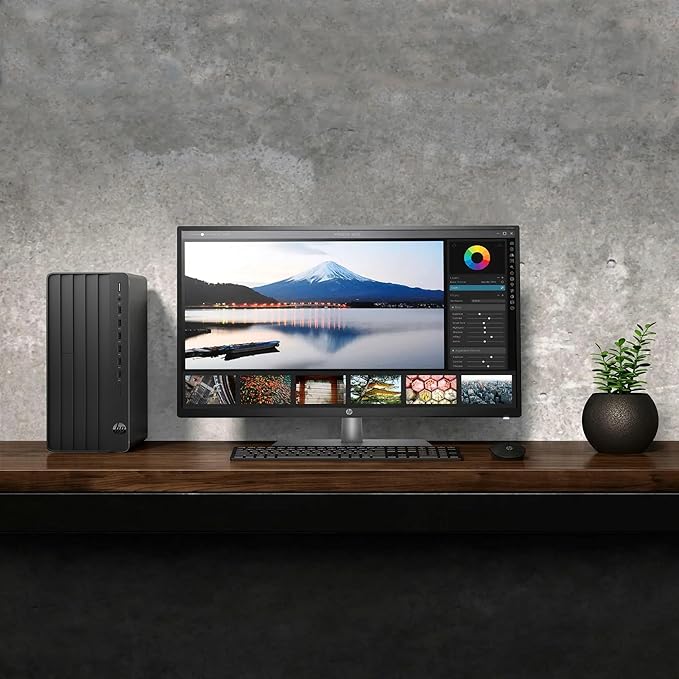 HP Desktop Computer 2026 Tower for Home Student & Business, 13th Gen Intel Quad-Core Processor, 32GB DDR4 RAM, 1TB PCIe SSD, WiFi Adapter, VGA, RJ-45, HDMI, Keyboard and Mouse, Windows 11 Home