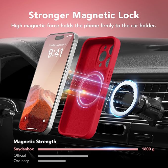 Magnetic for iPhone 16 Pro Case, Compatible