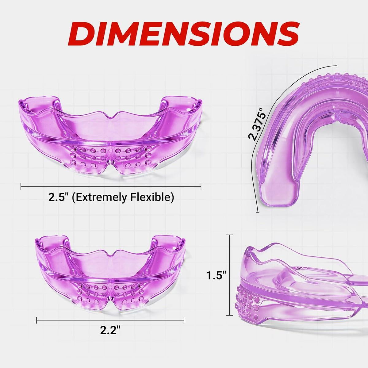 Skiennix Mouth Guard - Premium Silicone Teeth Protection for Sports | Youth & Teens (Pink, Braces-Friendly)