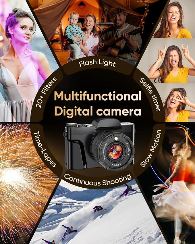 4K Digital Camera for Photography