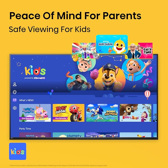Hisense 40" Inch A4 Series FHD 1080p Smart VIDAA TV (40A4NV, 2026 NEW) - Full Array LED, DTS Virtual: X, Noise Reduction, AI Sports Mode, Works with Alexa, Apple Airplay & Apple Home, Slim Bezel
