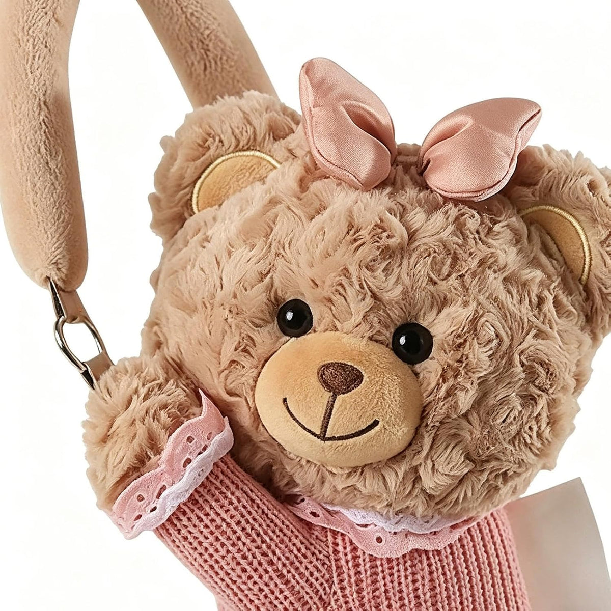 Car Tissue Holder, Plush Bear Decor, Auto Napkin Storage Box