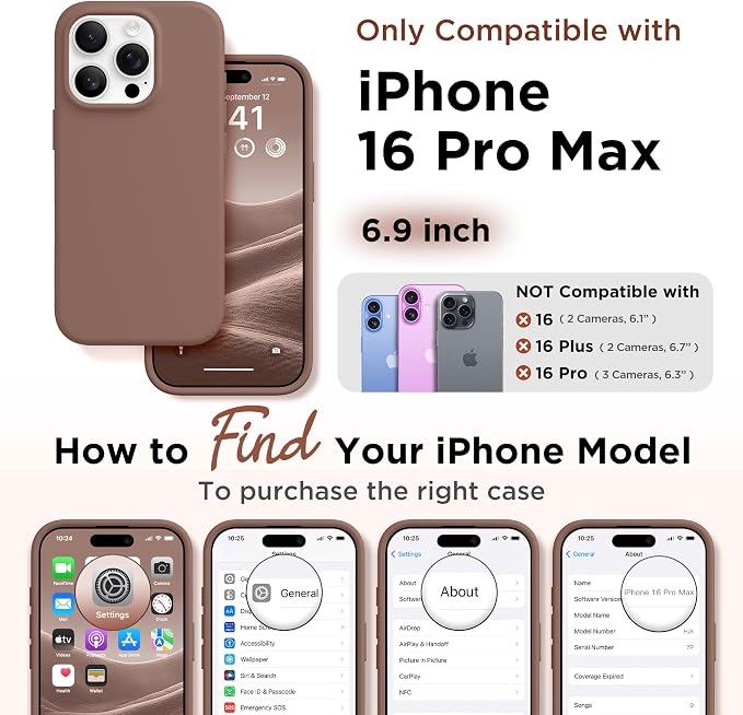 GolbinBox Magnetic for iPhone 16 Pro Max Case, Compatible