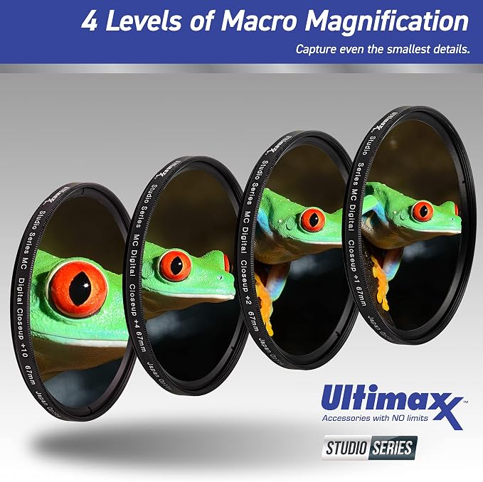 Ultimaxx 58MM Complete Lens Filter Accessory Kit