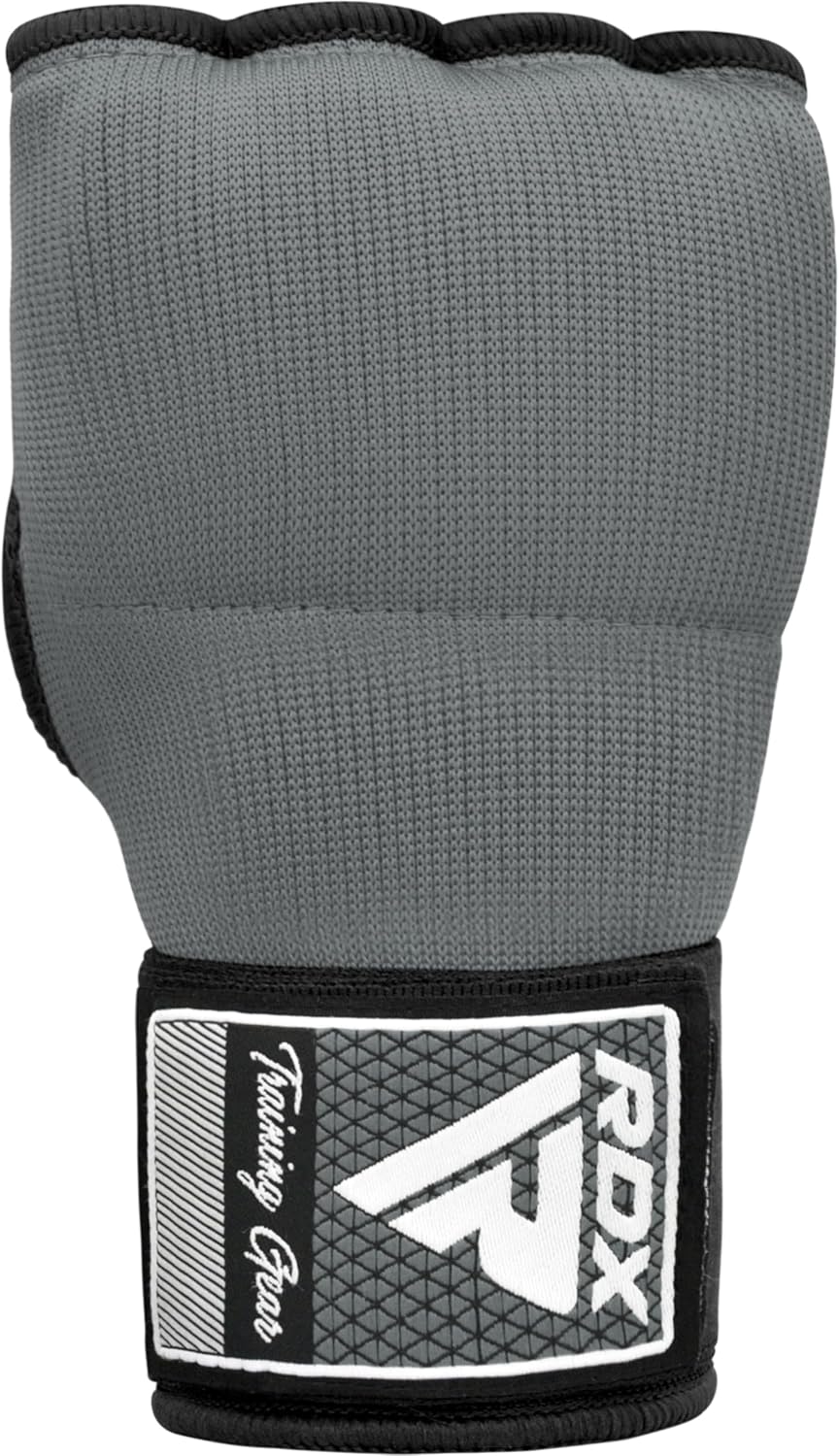 RDX Gel Boxing Hand Wraps - Quick 100cm Long Wrist Straps for Men & Women | Padded Fist Protection for MMA & Muay Thai