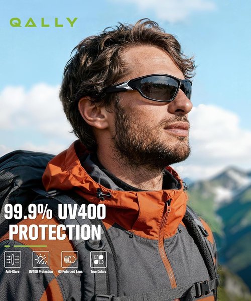 **Skiennix Polarized Sports Sunglasses - UV400 Protection for Driving, Golf, Cycling & Running**