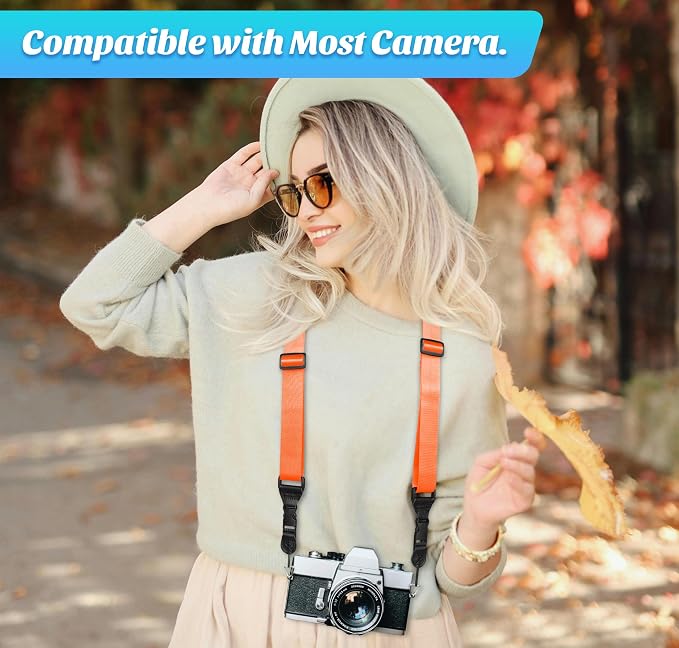 Padded iPad Binocular Camera Shoulder Strap, Nylon Neck Lanyard Strap