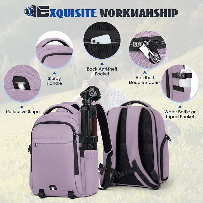 Camera Backpack Camera Bag for Photographers DSLR SLR Mirrorless Camera Cases