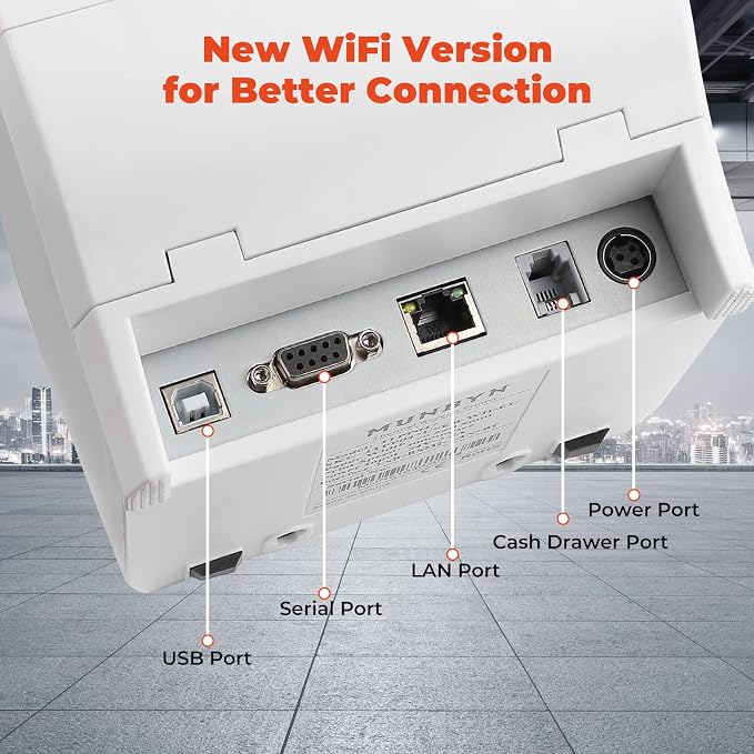 MUNBYN WiFi Thermal Receipt Printer