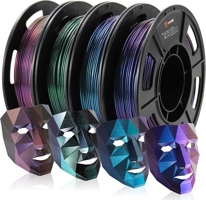 LOVOON 3D PLA Filament 1.75mm Bundle Sparkle in Sunlight Filament Glitter