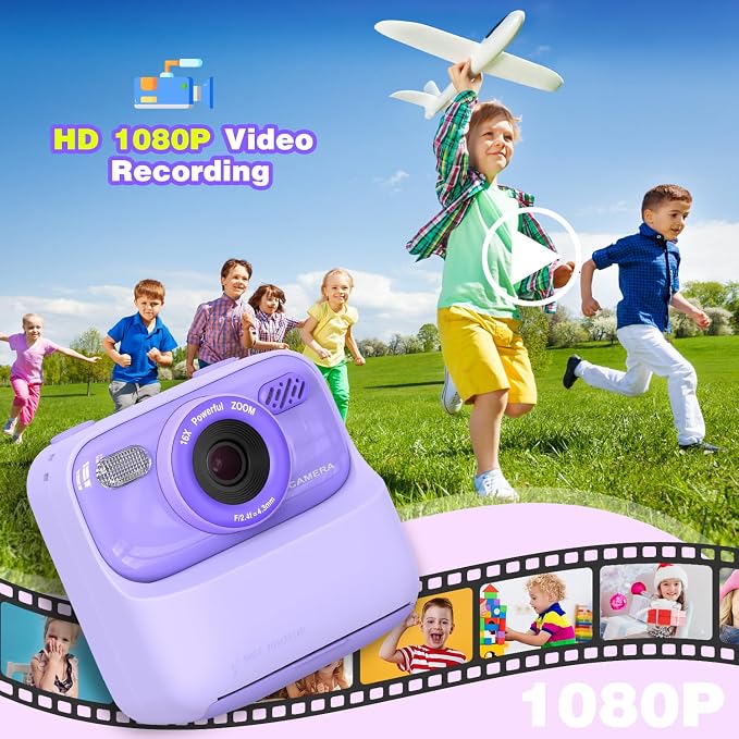 masterbee Kid Camera Instant Print Photo, Birthday Gifts