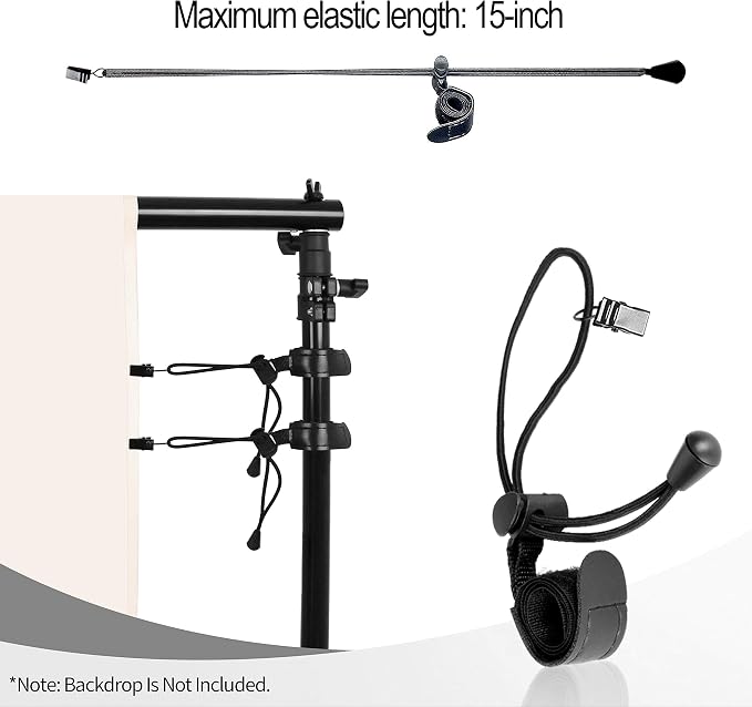 EMART Photography Backdrop Stand, 8 x 8 ft Adjustable Photo Background Holder