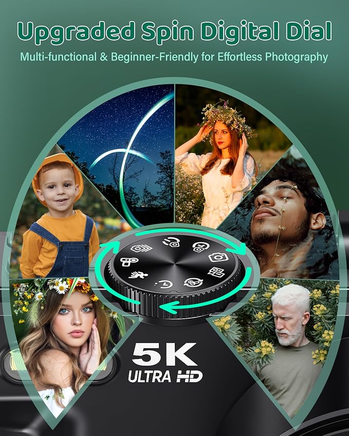 Digital Camera - 5K WiFi Digital Cameras