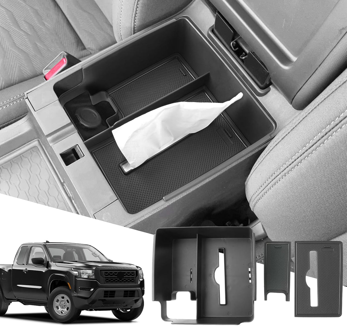 SXCY for 2024 2025 2026 Frontier Center Console Organizer