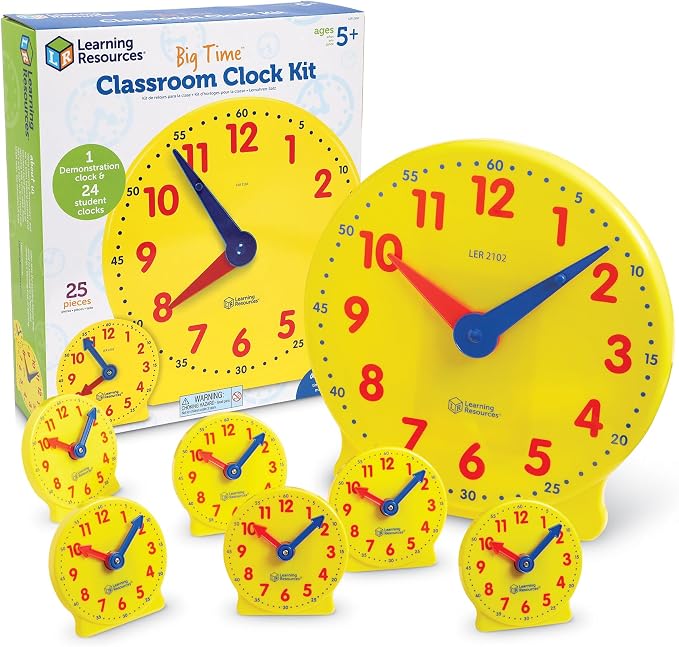 Learning Resources Classroom Clock Kit