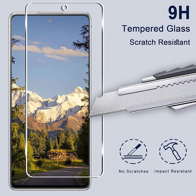 Galaxy S20 FE 5G Screen Protector + Camera Lens Protector, HD Tempered Glass
