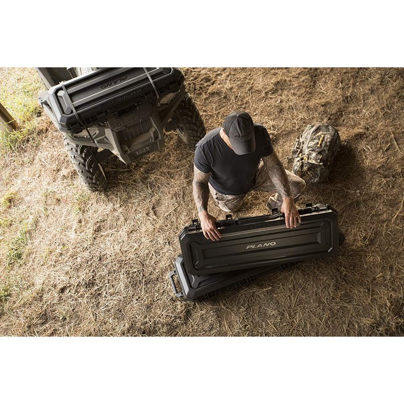 Plano All Weather 36” Tactical Gun Case, Black with Pluck-to-Fit Foam, Watertight & Dust-Proof Shield Protection, Airline Approved