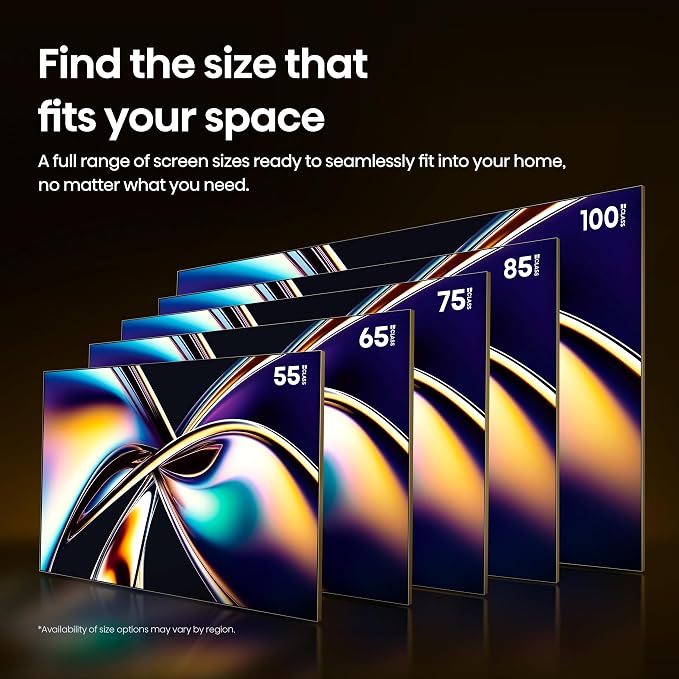 Hisense 65" U8 Series ULED Mini-LED 4K UHD Smart Google TV (65U8QG) - QLED, Native 165Hz, VRR 288, Up to LD5600, 5000 Nits, HDR10+, Dolby Vision IQ · Atmos, IMAX Enhanced, 4.1.2 Ch Audio