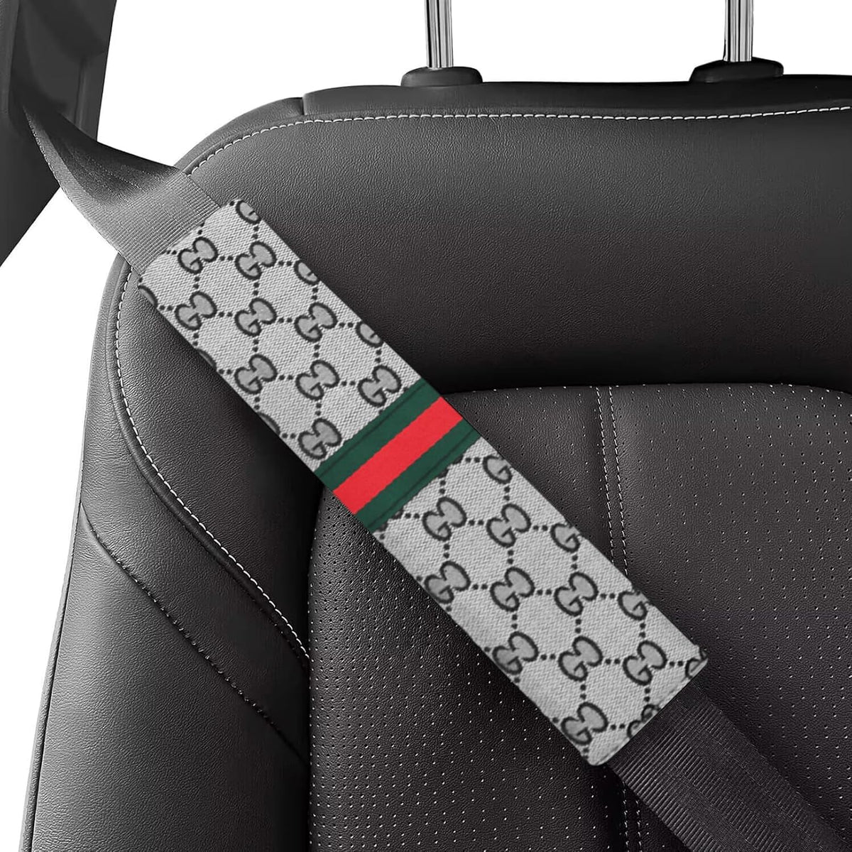 7PCS Steering Wheel Cover Set for Women, Car Accessories
