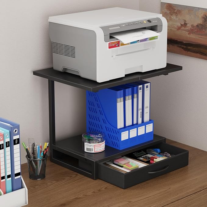 YAOHUOO 2-Tier Desktop Printer Stand