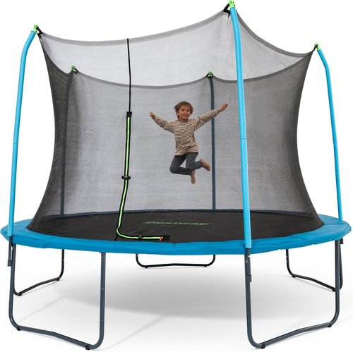 Bestway Xtreme Air Trampoline - 10FT, 12FT & 15FT Outdoor Fun with No-Gap Safety Net & Foam-Padded Poles