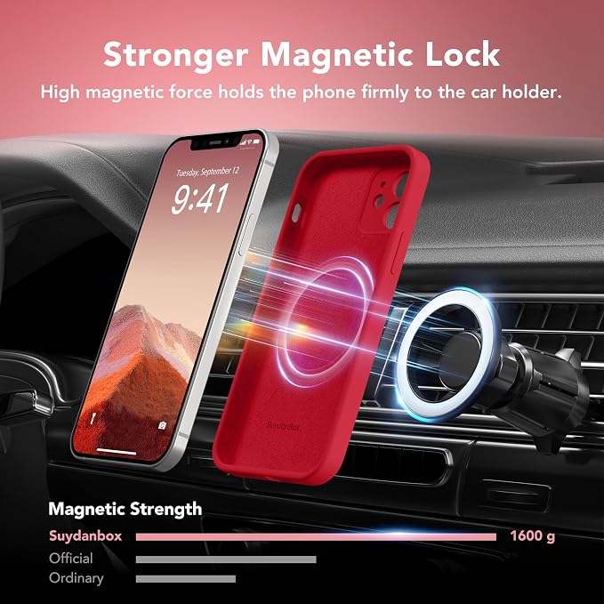 Magnetic for iPhone 12 Case, Compatible