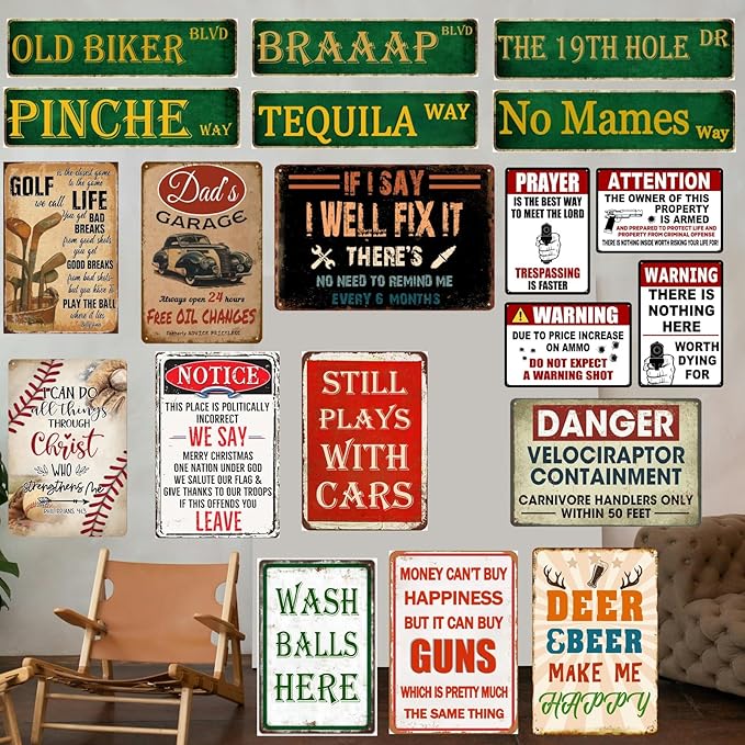 Golf Decor Signs For Man Cave The 19th Hole Dr Tin Sign Golf Theme Home Decoration Sports Bar Decor Golf Office Decor For Men Man Cave Bar Street Sign 4x16 Inch