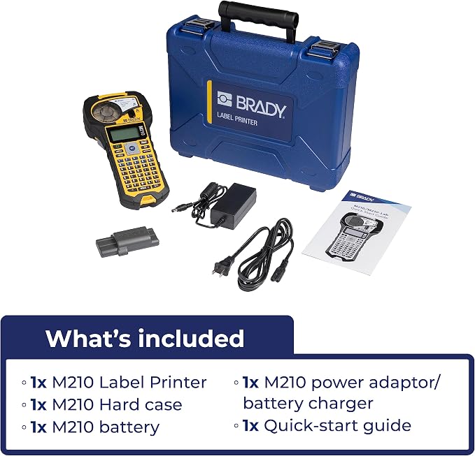 Brady M210 Portable Label Printer Kit