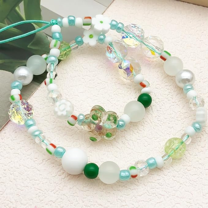Beaded Camera Wrist Strap Cute Digital Camera Charm Lanyard Phone Chain