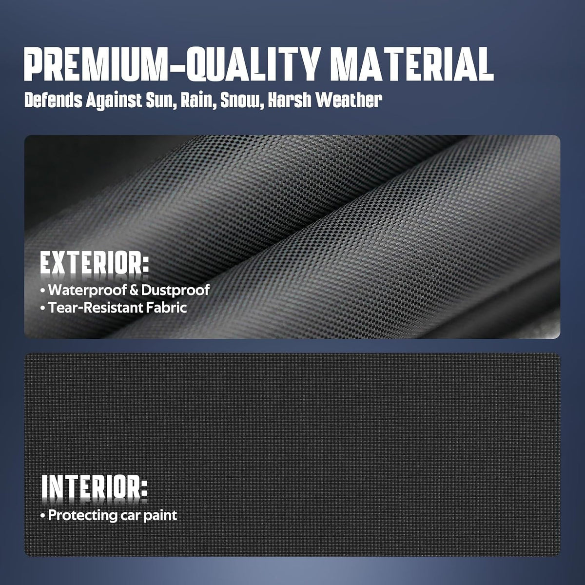 Kayme SUV Car Cover Custom Fit for Subaru Outback/Forester, Mazda CX-5 CX5 CX-50 CX50 CX 50, Windproof Upgraded & 100% Waterproof. All-Weather Full Exterior Cover Rain Sun Snow Protector with Towel.