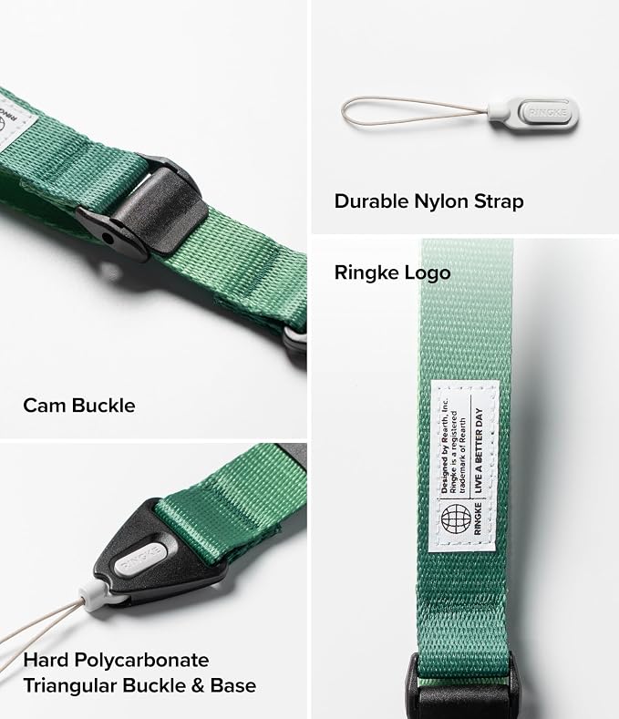 Ringke Cam Buckle Hand Strap Secure Anti-Theft, Anti-Drop Phone Strap