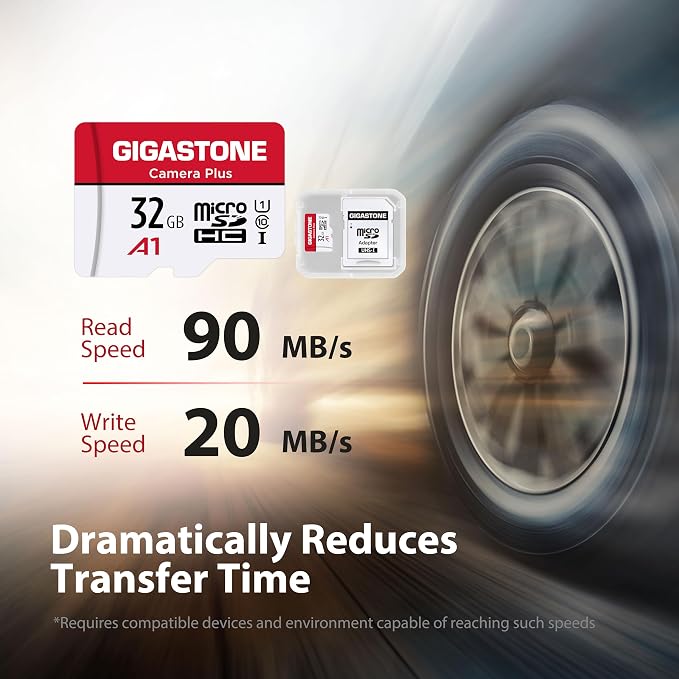 GIGASTONE 32GB Micro SD Card 5-Pack, MicroSDHC Memory Cards