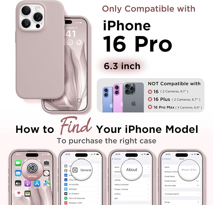 GolbinBox Magnetic for iPhone 16 Pro Case, Compatible