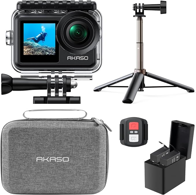 AKASO Brave 7 LE 4K60FPS 20MP WiFi Action Camera