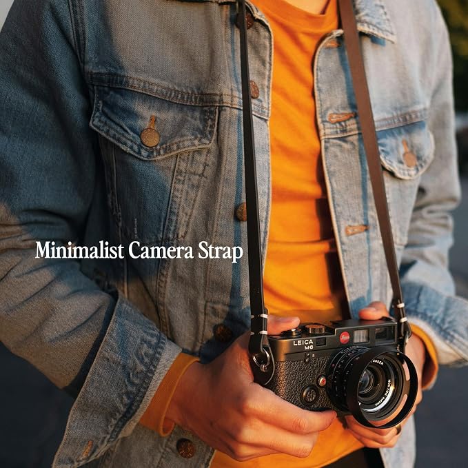 Evergreen Leather Camera Strap – Split Ring