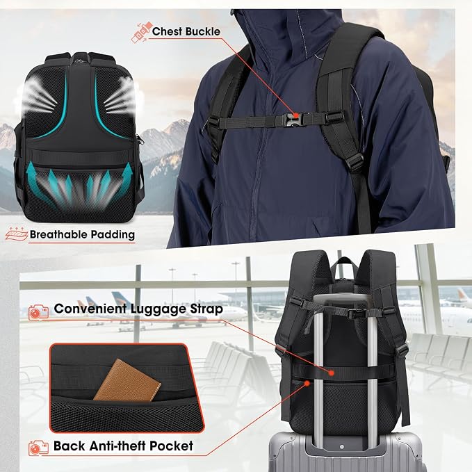RAINSMORE Camera Bag Backpack for DSLR/SLR/Mirrorless Camera Bags for