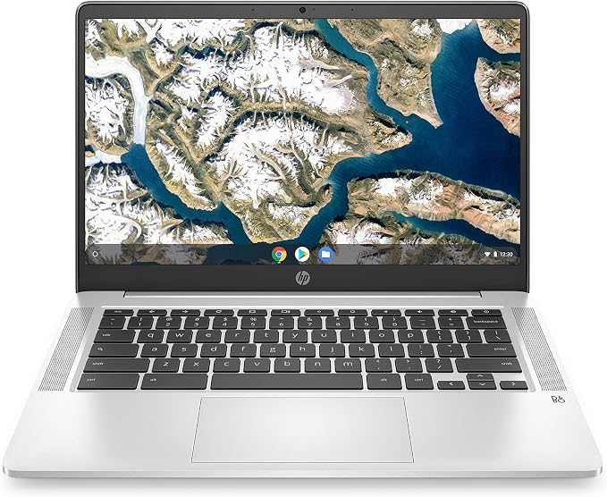 HP 14 Chromebook 14in HD Intel 4-core CPU 4GB RAM 64GB eMMC (Renewed)
