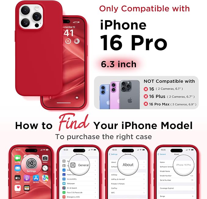 GolbinBox Magnetic for iPhone 16 Pro Case, Compatible