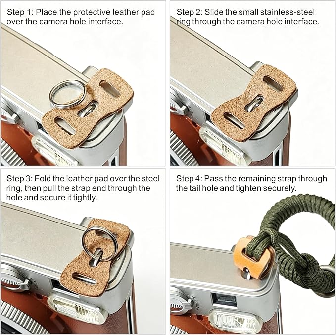 Noopel Camera Wrist Strap, Braided Nylon Hand Strap, Anti-Slip Secure Design