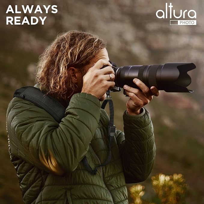 Altura Photo Camera Strap with Quick Release & Safety Tether