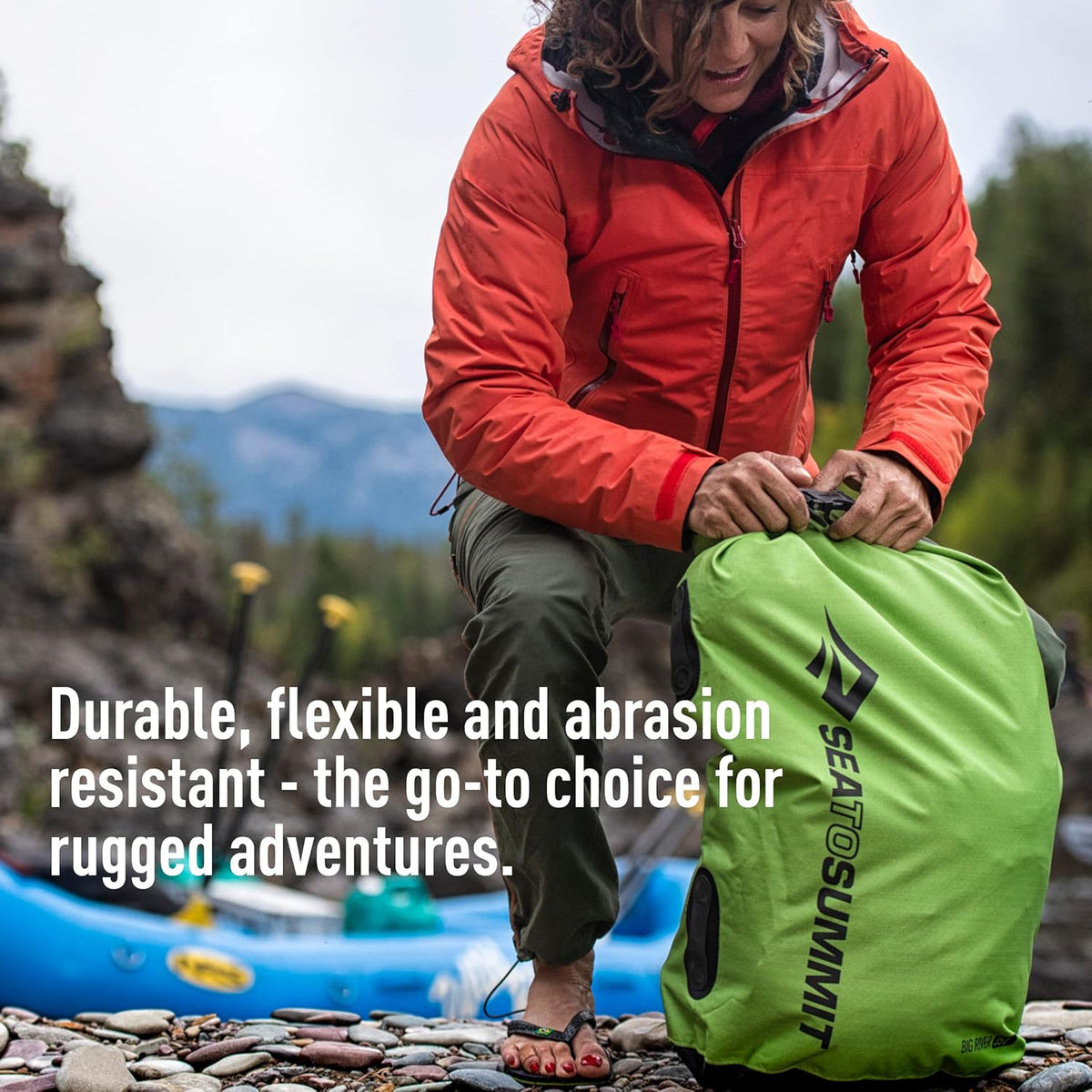 Sea to Summit Big River Dry Bag - Ultra-Durable Roll-Top Waterproof Storage | 20L Size