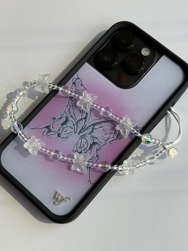 Drawwind Phone Charm Beaded Wristlet Strap Universal Cell Phone Lanyard Cute