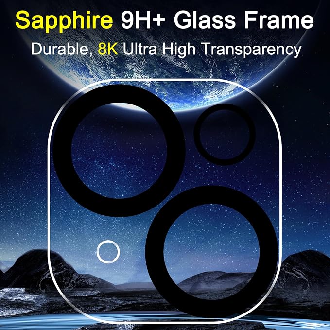Ferilinso for iPhone 14 iPhone 15 iPhone 14 Plus iPhone 15 Plus Camera Lens