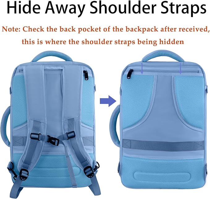 MATEIN Big Backpack for Travel, Carry on Backpack for Airlines