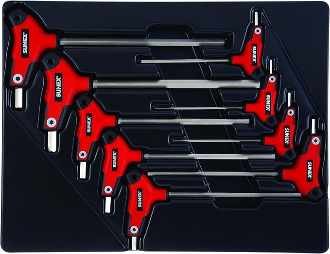Sunex 9859 T-Handle - SAE - Hex Key Set (9 Piece)