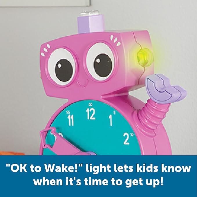 Learning Resources Tock The Learning Clock Pink