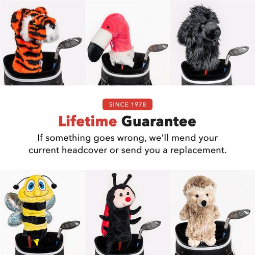 Daphne’s Bee Hybrid Headcover | Premium Hybrid and Fairway Wood Headcovers | Funny Golf Club Covers | Stylish Protection for Your Clubs | Men's Golf Gear | Headcover for Men and Women